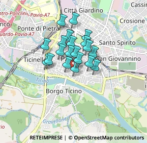 Mappa Via San Michele, 27100 Pavia PV, Italia (0.565)