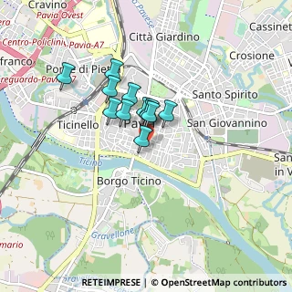 Mappa Via, 27100 Pavia PV, Italia (0.55083)