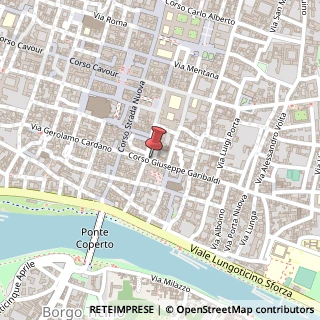 Mappa Corso Giuseppe Garibaldi, 6, 27100 Pavia, Pavia (Lombardia)