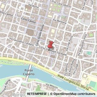 Mappa Corso Giuseppe Garibaldi, 5, 27100 Pavia, Pavia (Lombardia)
