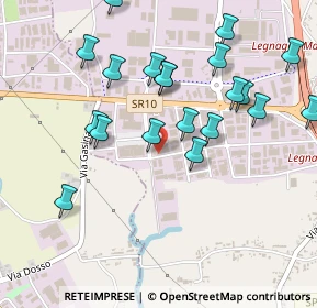 Mappa Via Bruno Menini, 37045 Legnago VR, Italia (0.5155)