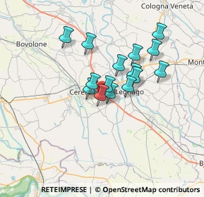 Mappa Via Bruno Menini, 37045 Legnago VR, Italia (5.16267)