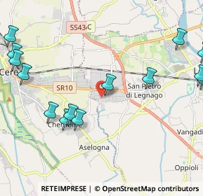 Mappa Via Bruno Menini, 37045 Legnago VR, Italia (3.201)