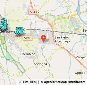 Mappa Via Bruno Menini, 37045 Legnago VR, Italia (3.69267)