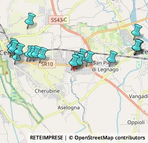 Mappa Via Bruno Menini, 37045 Legnago VR, Italia (2.2865)