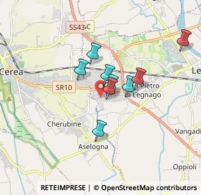 Mappa Via Bruno Menini, 37045 Legnago VR, Italia (1.76545)