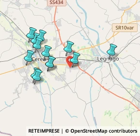 Mappa Via Bruno Menini, 37045 Legnago VR, Italia (3.54769)