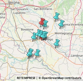 Mappa Via Bruno Menini, 37045 Legnago VR, Italia (9.61462)