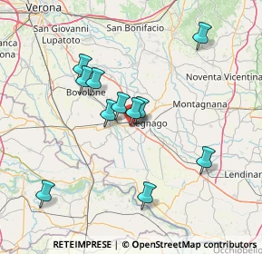 Mappa Via Bruno Menini, 37045 Legnago VR, Italia (13.34545)