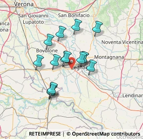 Mappa Via Bruno Menini, 37045 Legnago VR, Italia (10.58133)