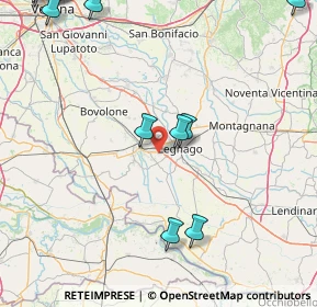 Mappa Via Bruno Menini, 37045 Legnago VR, Italia (25.53615)