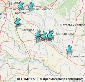 Mappa Via Bruno Menini, 37045 Legnago VR, Italia (12.68636)