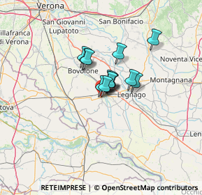 Mappa Via la Pira Giorgio, 37052 Casaleone VR, Italia (6.94385)