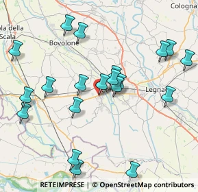 Mappa Via la Pira Giorgio, 37052 Casaleone VR, Italia (8.6975)