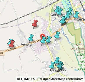 Mappa Via la Pira Giorgio, 37052 Casaleone VR, Italia (1.184)