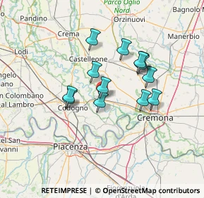 Mappa Via Bignami, 26026 Pizzighettone CR, Italia (10.98385)