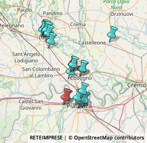 Mappa Via Cascine dei Passerini, 26841 Casalpusterlengo LO, Italia (13.2455)