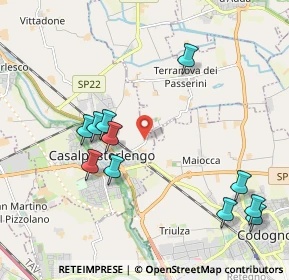 Mappa Via Cascine dei Passerini, 26841 Casalpusterlengo LO, Italia (2.23545)