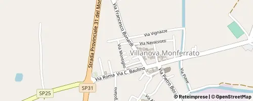 Mappa Villanova Monferrato