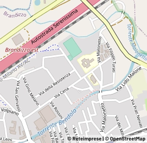 Mappa Via Cena, 10032 Brandizzo TO, Italia (0.17692)