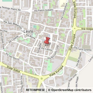 Mappa Via Carlo Alberto, 86, 10040 Leini, Torino (Piemonte)