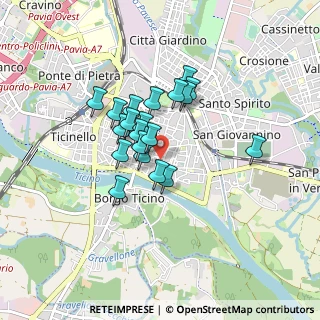 Mappa Via Villa Glori, 27100 Pavia PV, Italia (0.624)