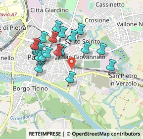 Mappa Via Paolo Frisi, 27100 Pavia PV, Italia (0.833)