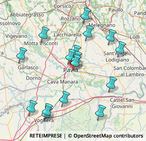 Mappa Via Paolo Frisi, 27100 Pavia PV, Italia (16.095)