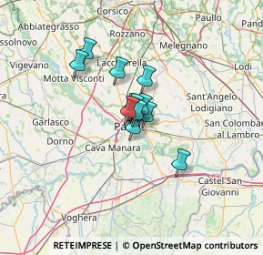 Mappa Via Paolo Frisi, 27100 Pavia PV, Italia (6.95)