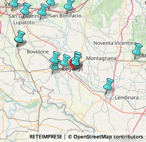 Mappa Via Giuseppe Ungaretti, 37045 Legnago VR, Italia (19.12188)