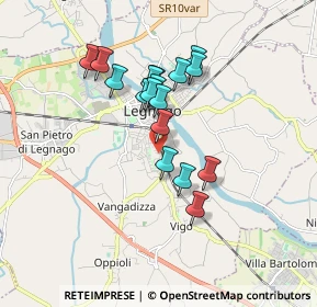 Mappa Via Giuseppe Ungaretti, 37045 Legnago VR, Italia (1.42765)