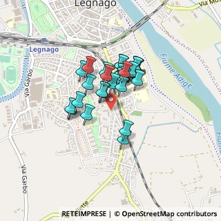 Mappa Via Giuseppe Ungaretti, 37045 Legnago VR, Italia (0.29667)
