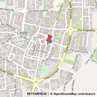 Mappa Via Carlo Alberto, 132, 10040 Leini, Torino (Piemonte)