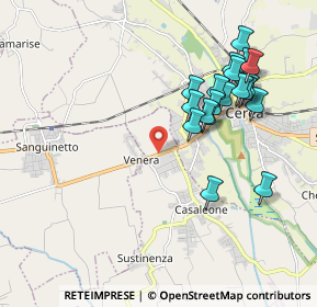 Mappa Via Venera, 37052 Casaleone VR, Italia (1.978)