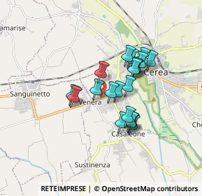 Mappa Via Venera, 37052 Casaleone VR, Italia (1.302)