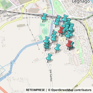 Mappa Via Riccardo Lombardi, 37045 Legnago VR, Italia (0.45)