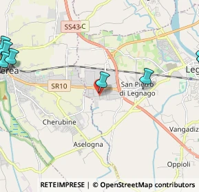 Mappa Viale dell'Agricoltura, 37045 Legnago VR, Italia (3.8695)