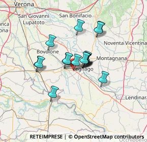 Mappa Viale dell'Agricoltura, 37045 Legnago VR, Italia (9.25353)