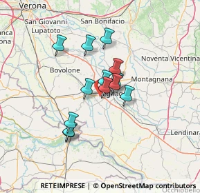 Mappa Viale dell'Agricoltura, 37045 Legnago VR, Italia (9.76077)
