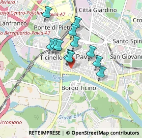 Mappa Via Regno Italico, 27100 Pavia PV, Italia (0.66917)