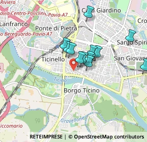 Mappa Via Regno Italico, 27100 Pavia PV, Italia (0.68083)