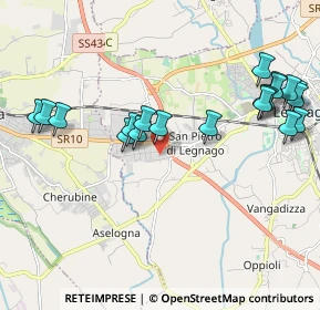 Mappa Via V. Moratello, 37045 Legnago VR, Italia (2.2755)