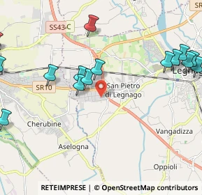 Mappa Via V. Moratello, 37045 Legnago VR, Italia (3.1265)
