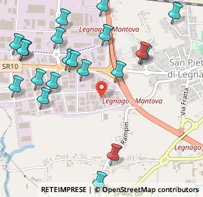 Mappa Via V. Moratello, 37045 Legnago VR, Italia (0.635)