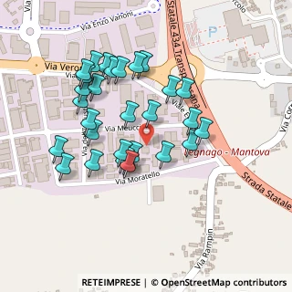 Mappa Via V. Moratello, 37045 Legnago VR, Italia (0.2069)