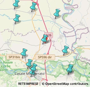 Mappa Via Vittorio Veneto, 15030 Villanova Monferrato AL, Italia (5.35917)