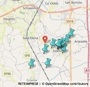 Mappa Via 4 Novembre, 35047 Solesino PD, Italia (1.54818)