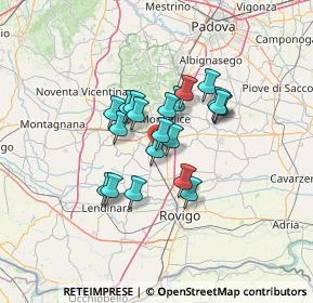 Mappa Via 4 Novembre, 35047 Solesino PD, Italia (9.3375)