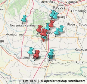 Mappa Via 4 Novembre, 35047 Solesino PD, Italia (11.7585)