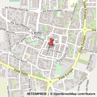 Mappa Via Maffei, 15, 10094 Leini, Torino (Piemonte)